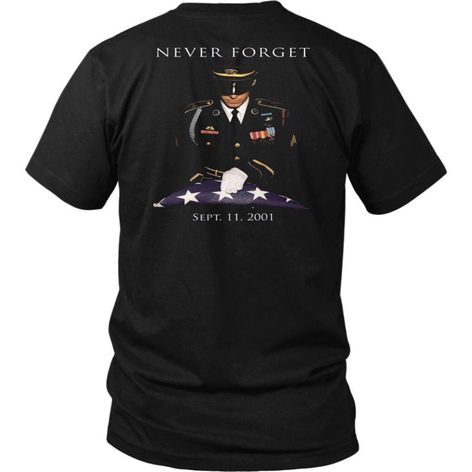 Never Forget Shirt September 11th Clothing 9 11 Apparel District Unisex ...