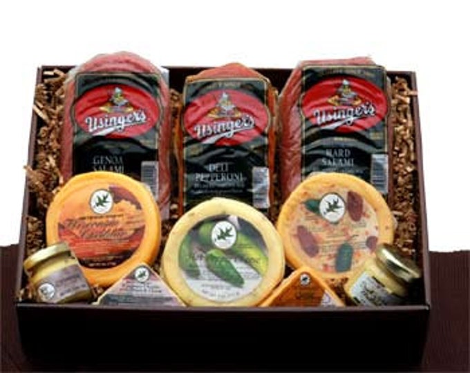 Meat and Cheese Gifts Deli Select Meat & Cheese Sampler Meat and Cheese Lover Care Package Meat And Cheese Gift for Him and Her