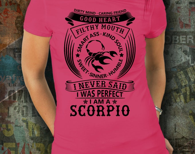 Scorpio T-shirt/ Funny Scorpio T-shirt/ October Birthday Gift/ November Birthday Gift/ October Birthday T-shirt/ November B-day T-shirt