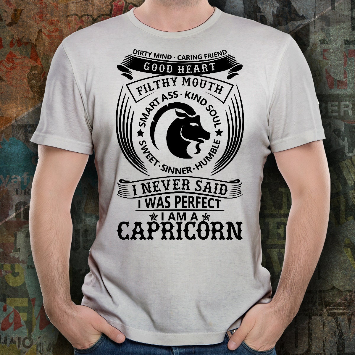 Funny Astrology T- shirt for Capricorns/ Funny Zodiac Sign T-shirt