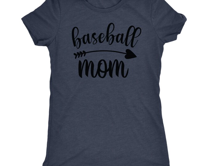Baseball Mom Shirt/ Mom Life Shirt/ Mothers Day Shirt/ Mothers Day Gift/ Women's Gift/ Mom Gift Shirt - Next Level Womens Triblend