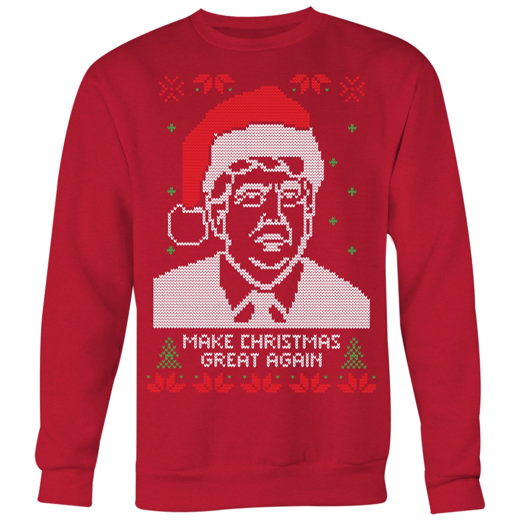 old row christmas sweater