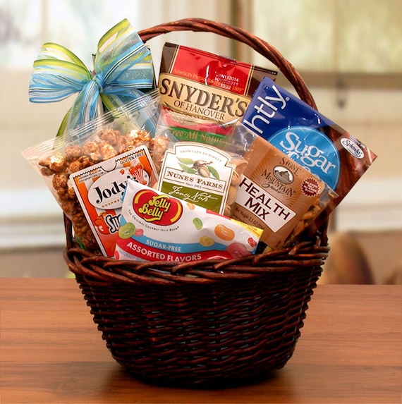 Gourmet Gift Baskets Mini Sugar Free Gift Basket Holiday Gift Baskets  Corporate Gifts New Homeowner Gifts