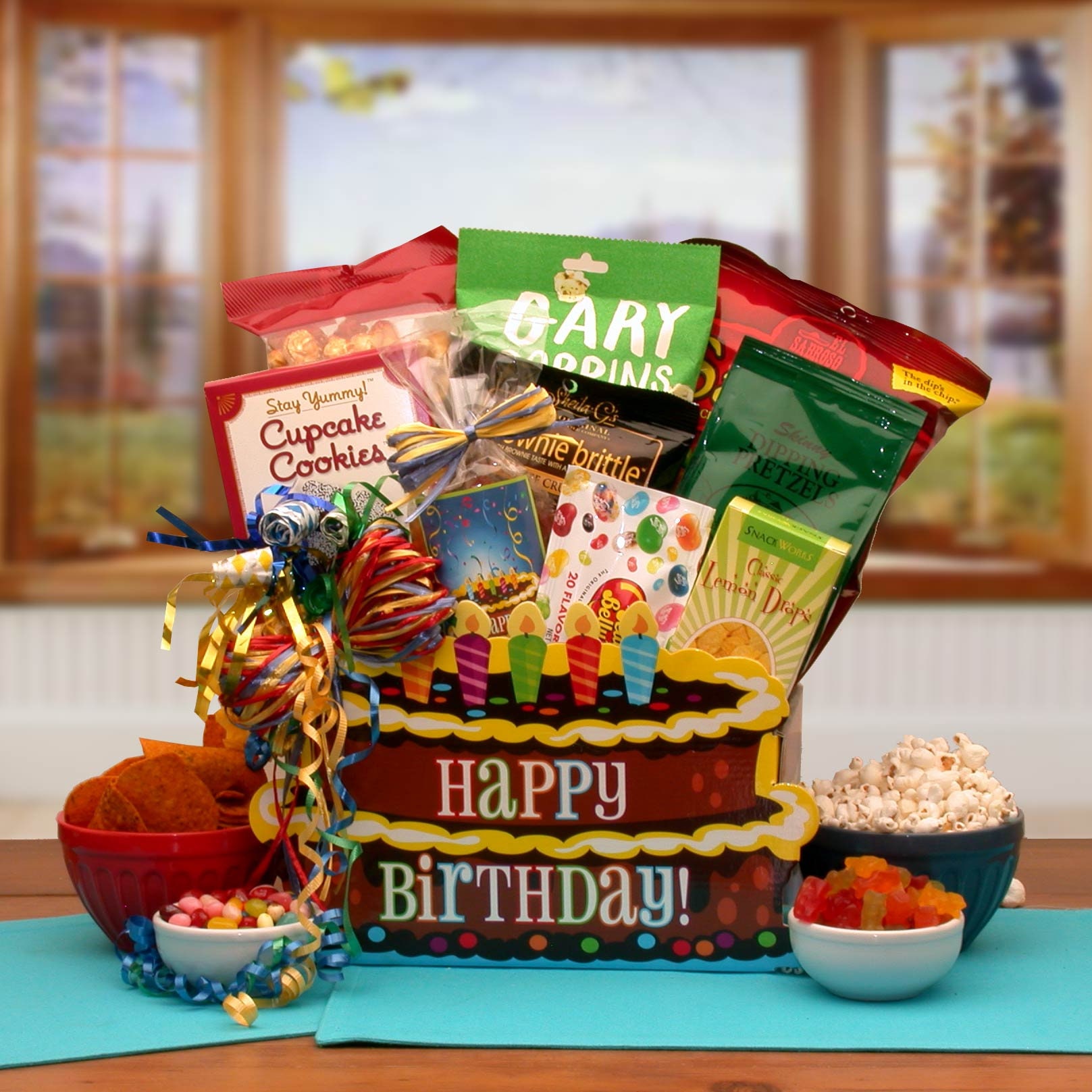 Funny Birthday Gift Box w Food Sends a Birthday Smile to Men and