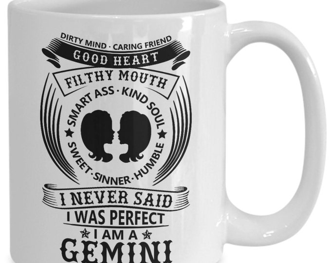 Funny Zodiac Gift Mug, Gemini Mug, Gemini Star Sign,  Zodiac Coffee Mug, Coffee Mug, Tea Mug, Gemini Mug, Christmas Gift - Mother's Day Gift