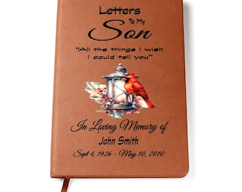 Letters To My Son Grief Journal / All The Things I Wish I Could Tell You