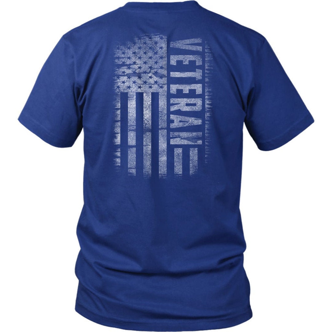Veteran Shirts Distressed Veteran Flag Shirt Gift Shirt for Veterans Etsy
