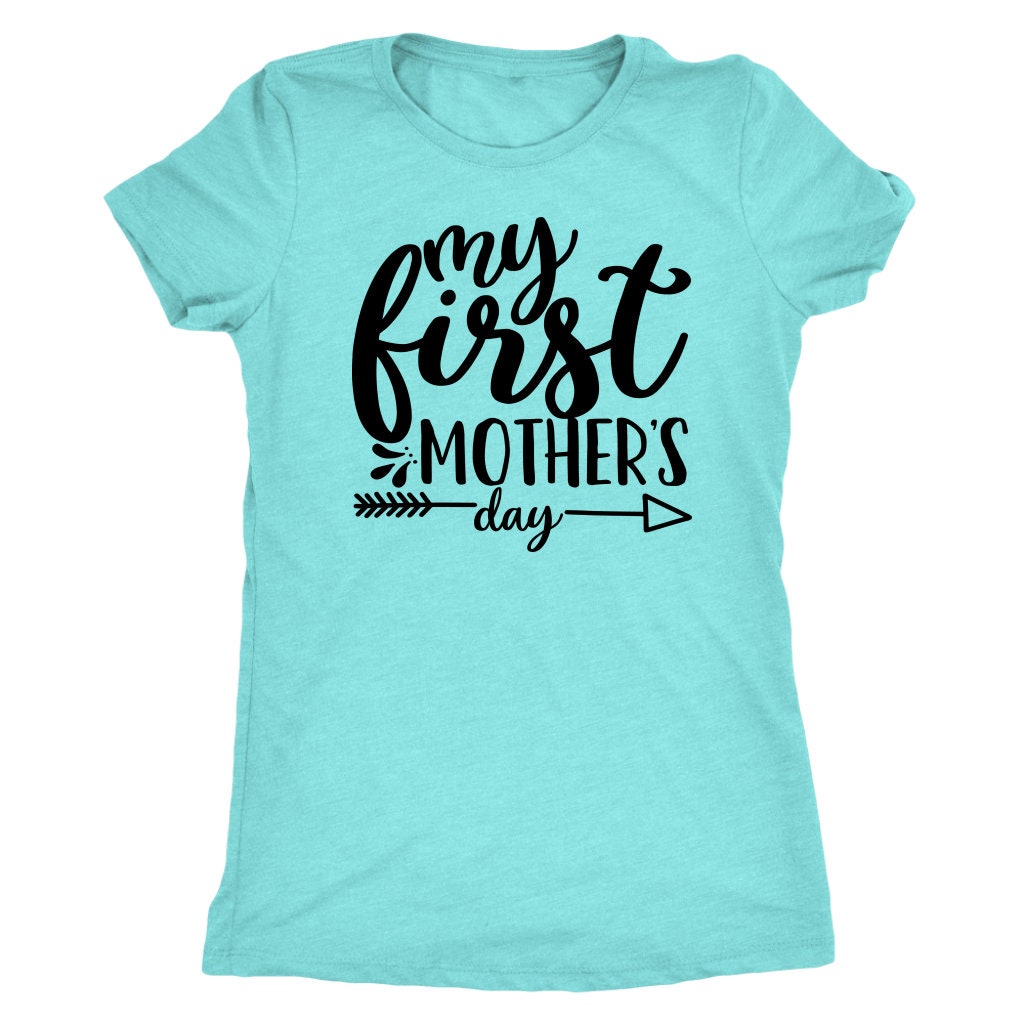 First Mothers Day T Shirt/ My First Mothers Day Shirt/ New Mom Gift ...
