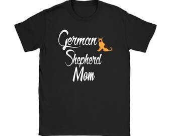 German Shepherd Gift Shirt German Shepherd Mom Shirt German Shepherd Lover Gift Shirt  Dog Mom Graphic Tee - Gildan Womens T-Shirt