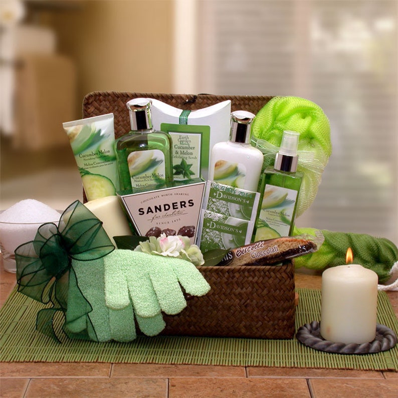 Women's Gift Baskets Spa Gift Basket for Her Serenity Spa Etsy