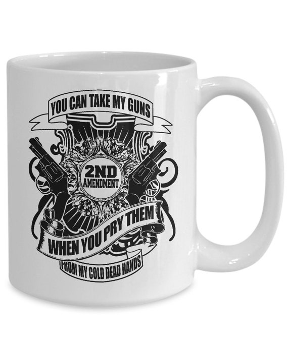 2nd Amendment Tumbler Gift for Men Mens Coffee Cups Political Mens Coffee.  Mugs