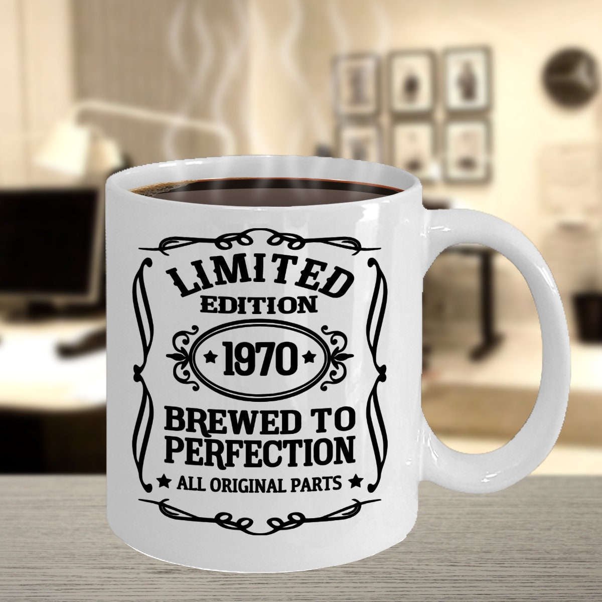 Custom Birth Year Mug/ Limited Edition Brewed To Perfection Mug ...