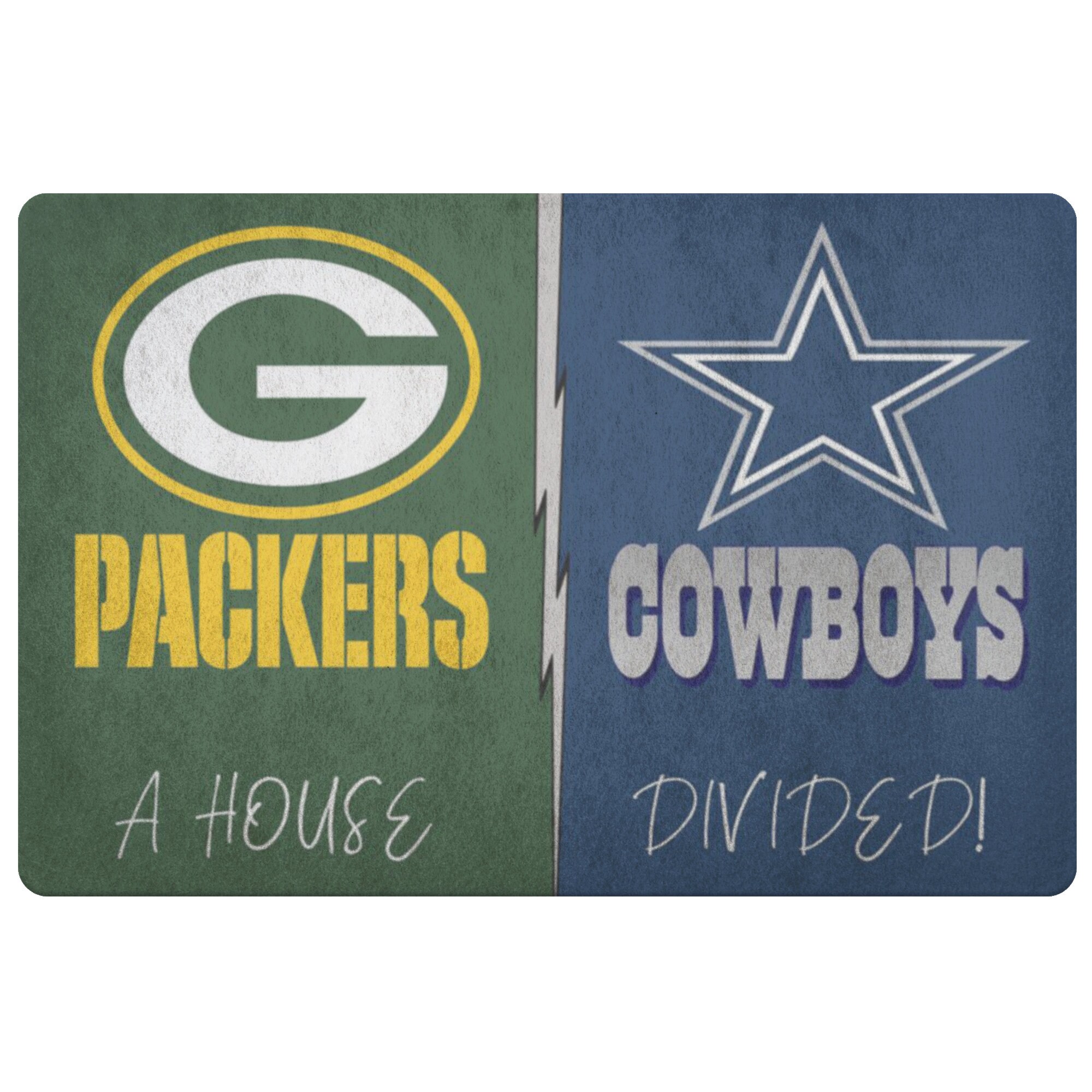 Customized A House Divided Door Mat Sports Fan Doormat Etsy