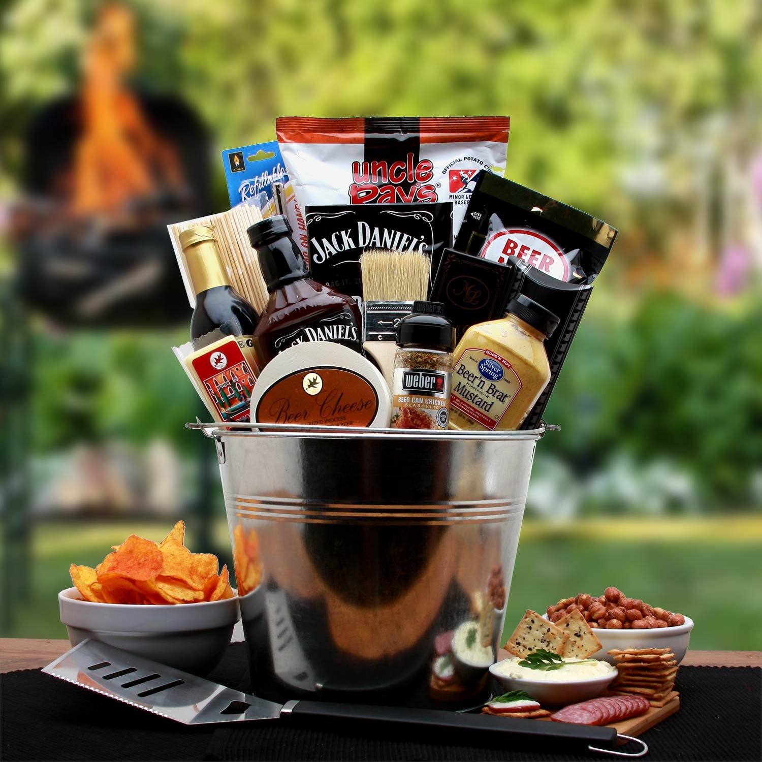 The Grill-Master, Deluxe Gift Basket for Him (Small)