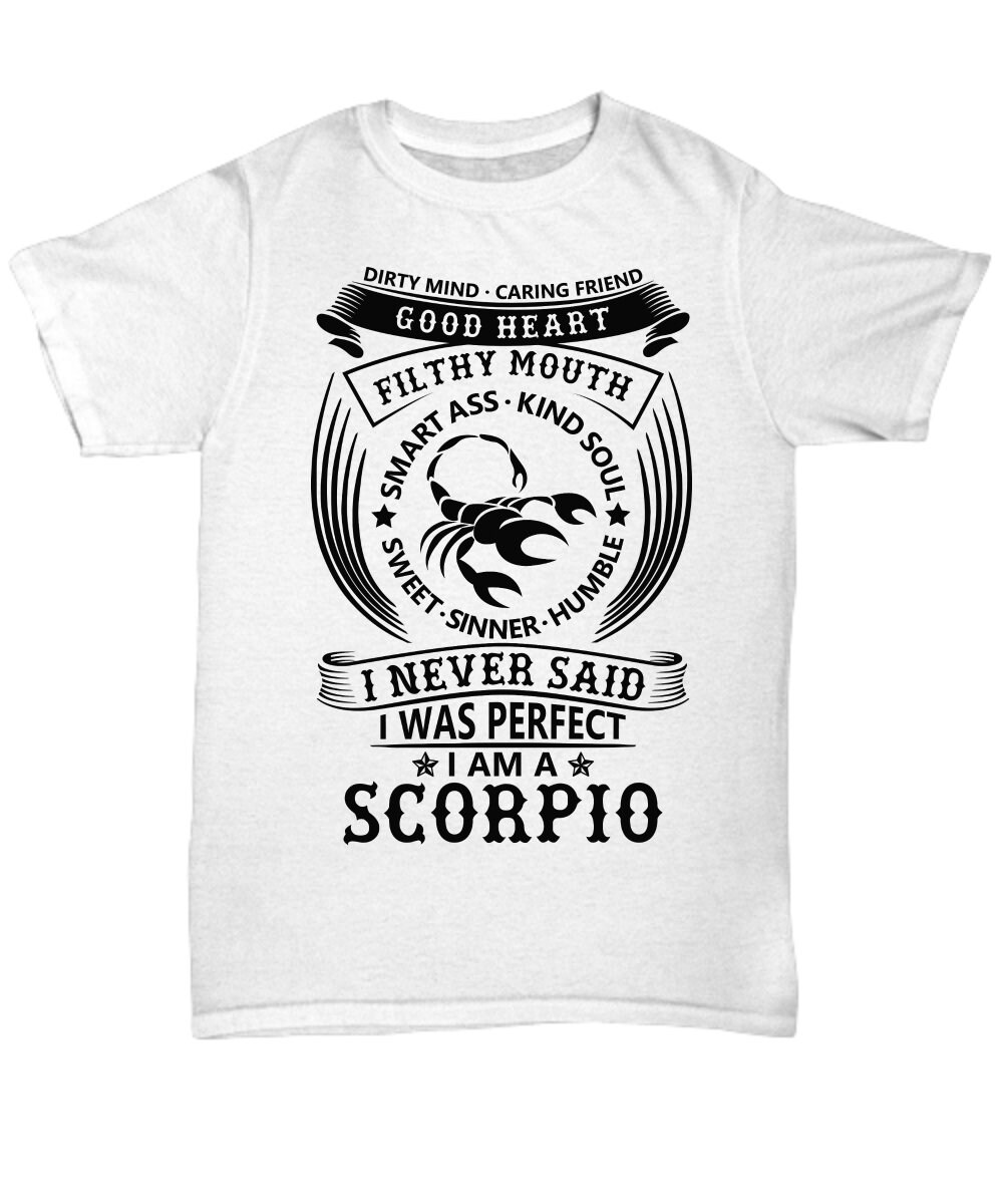 Scorpio T-shirt/ Funny Scorpio T-shirt/ October Birthday Gift/ November Birthday Gift/ October