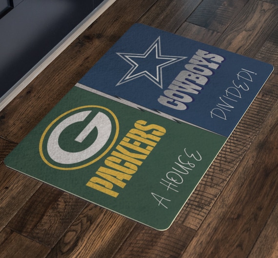 Customized A House Divided Door Mat Sports Fan Doormat