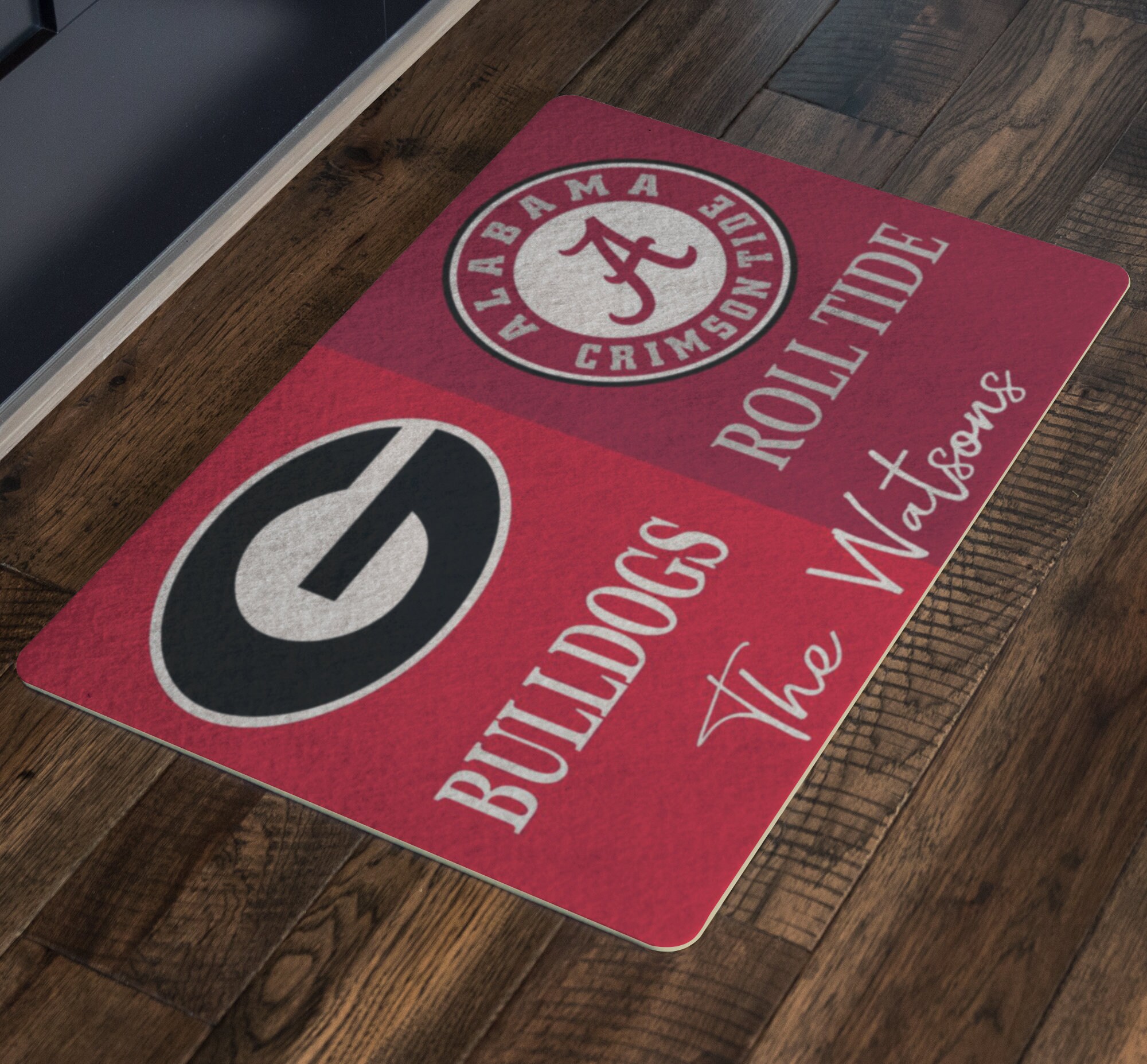 Custom A House Divided Door Mat