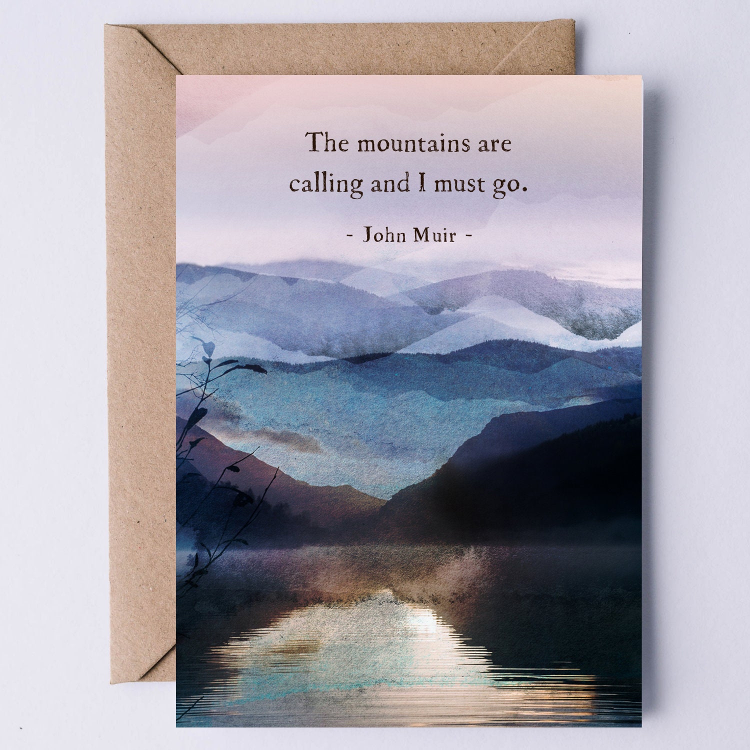 Mountain Sunshine Art Cards 8 Blank Cards With Envelopes Blank