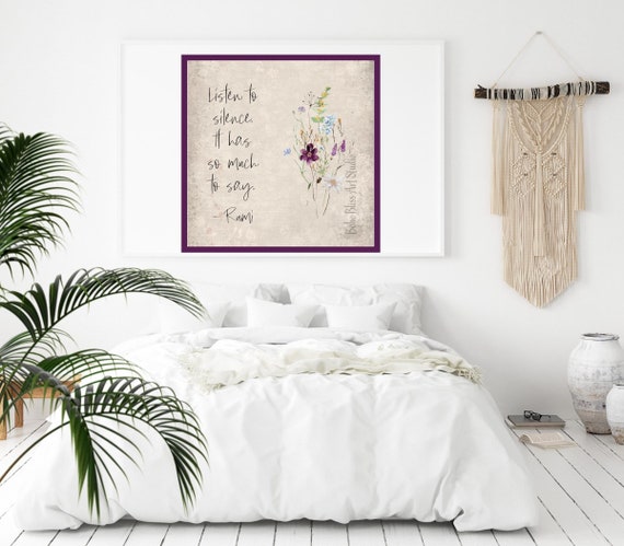 Colorful Batik Pattern Art Print ~ RUMI Spiritual Quote Silence is the Language of GOD 8×10 print Colorful Batik Pattern Art Print ~ RUMI Spiritual Quote Silence is the Language of GOD 8×10 print