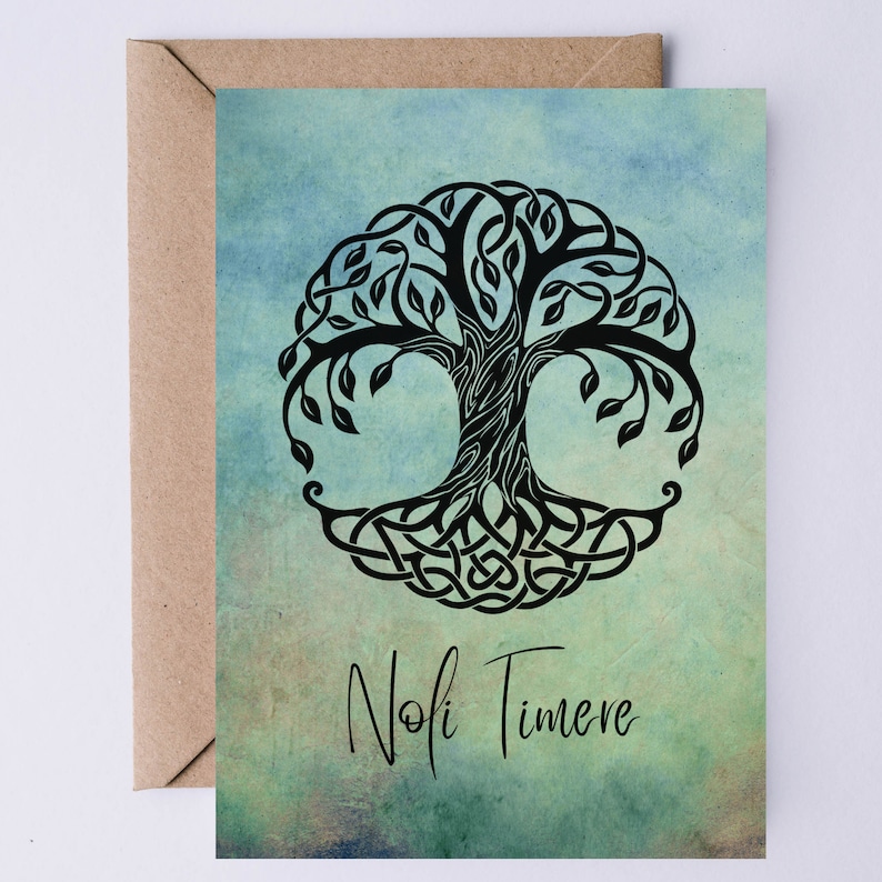 Noli Timere Printable Card Do Not Be Afraid Inspirational | Etsy