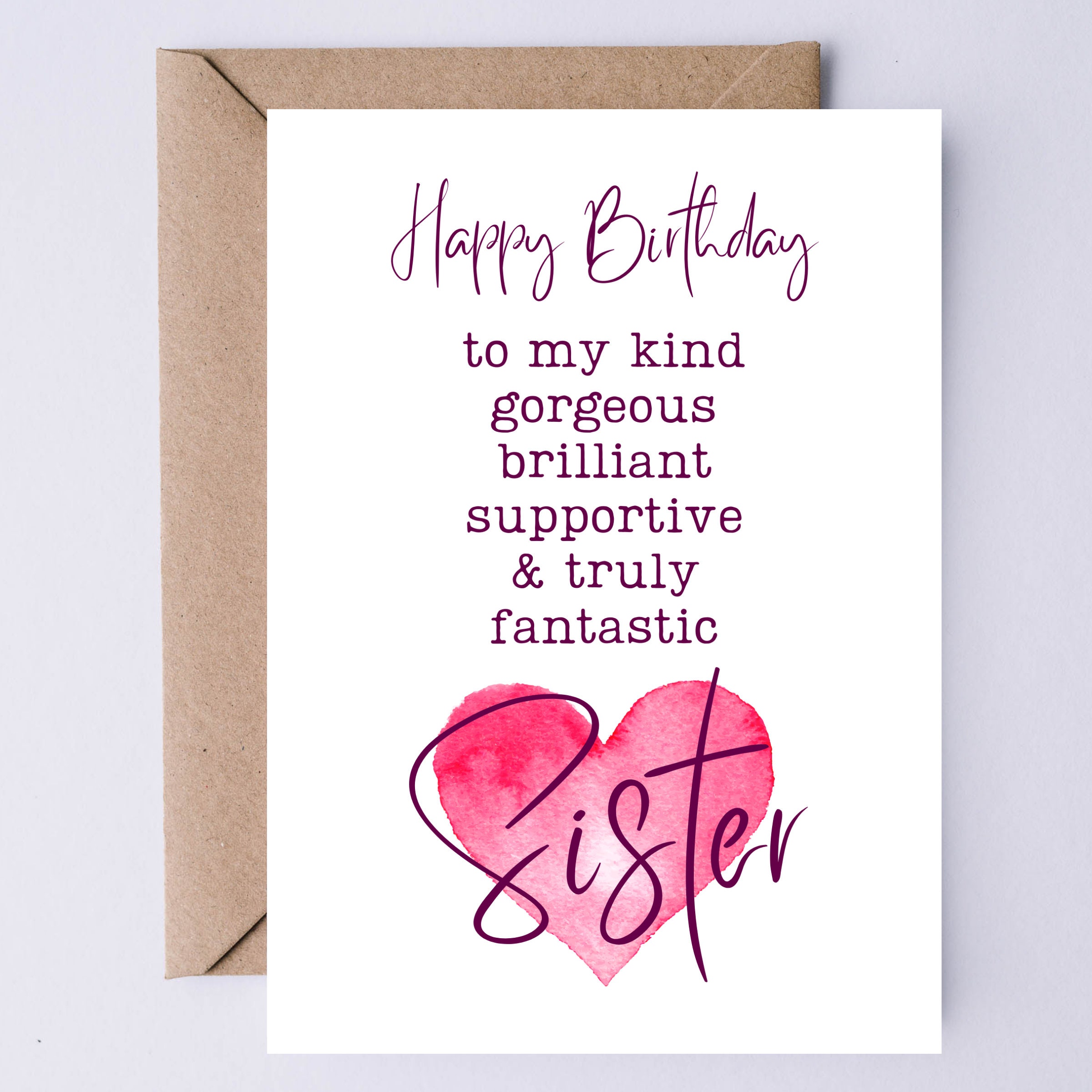 Happy Birthday Little Sister Card Printable Free You Re Hardly Annoying