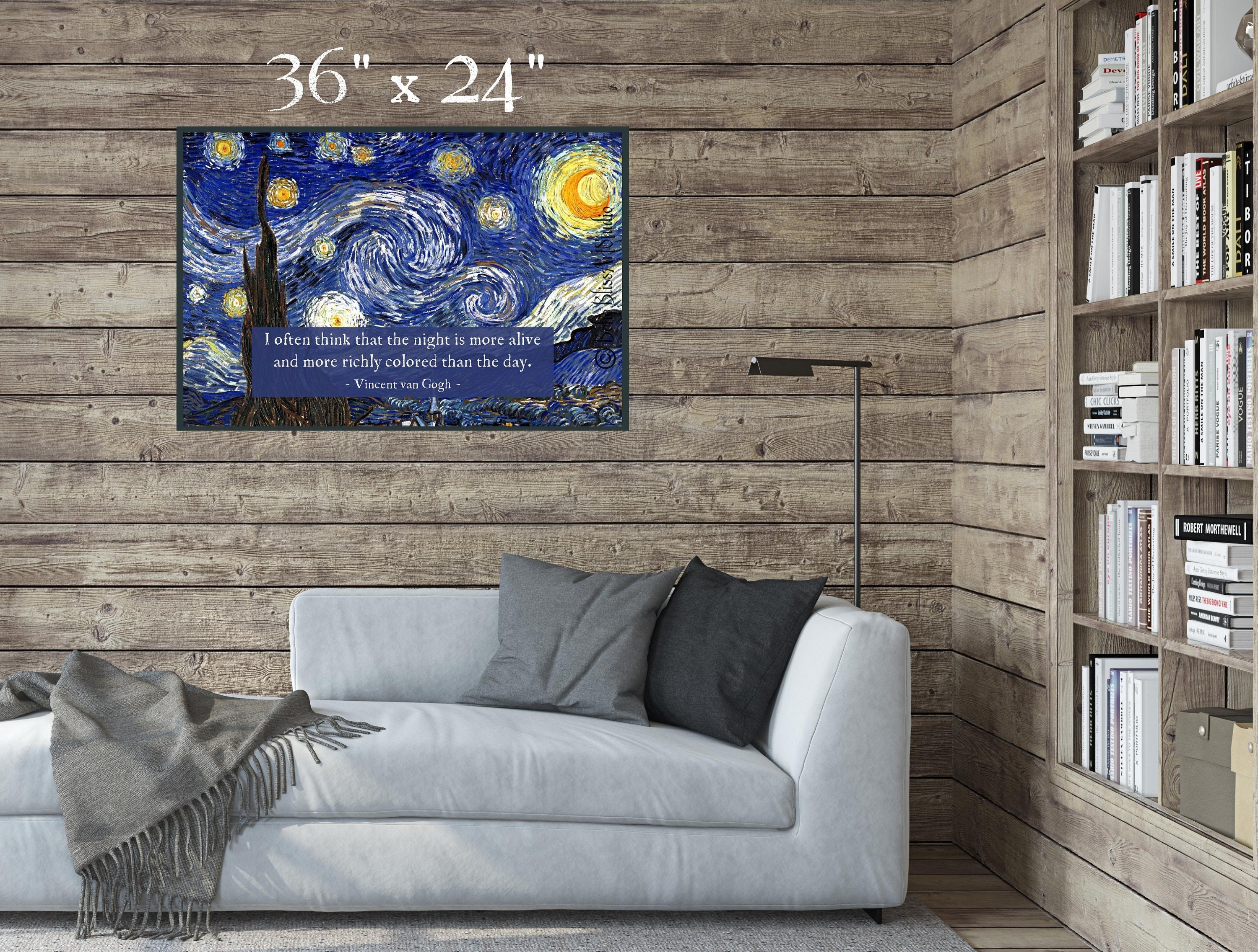 Brihappen Impression Sunrise Bausteine Set - Van Gogh Kunst Mit Beleuchtung