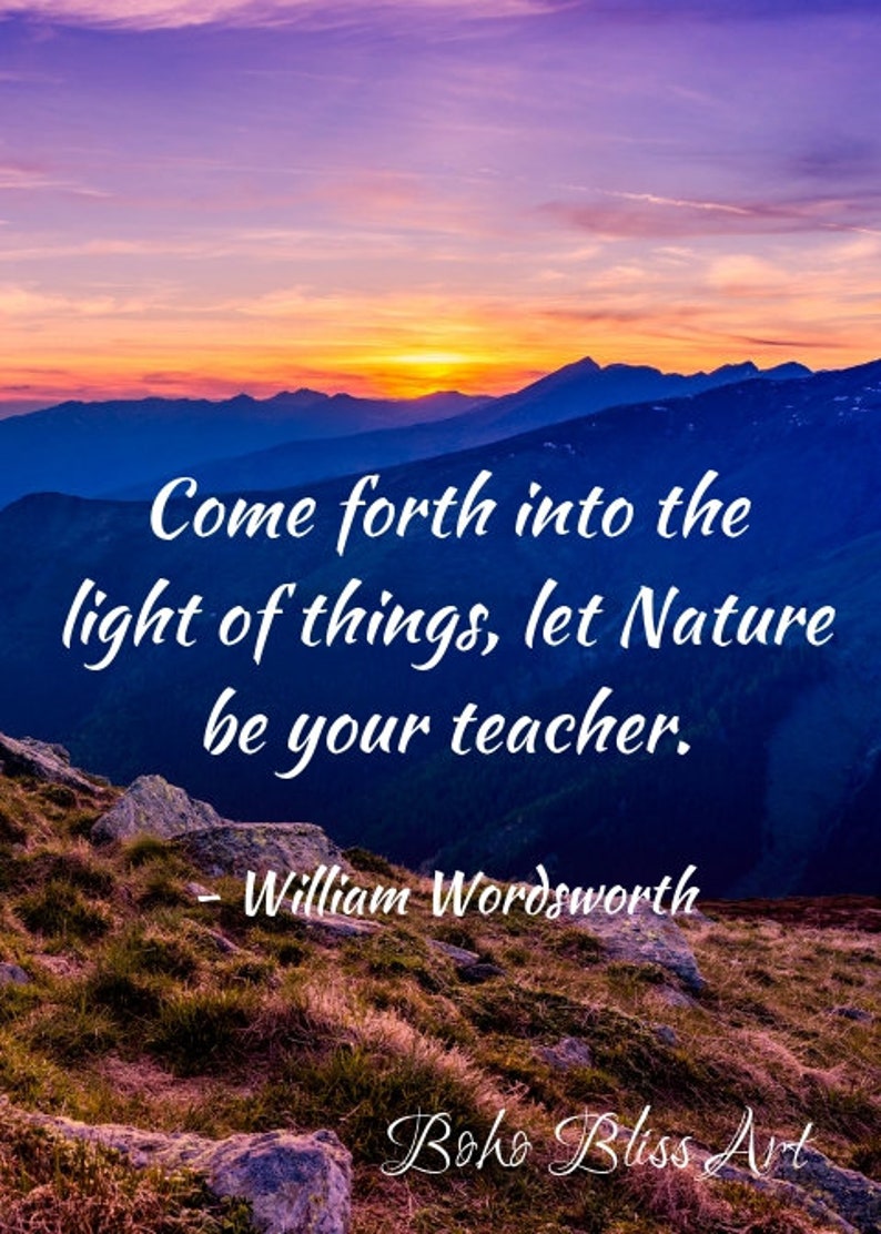 Nature is My Sanctuary: 60 Quotes About Nature Outdoorsy | Etsy