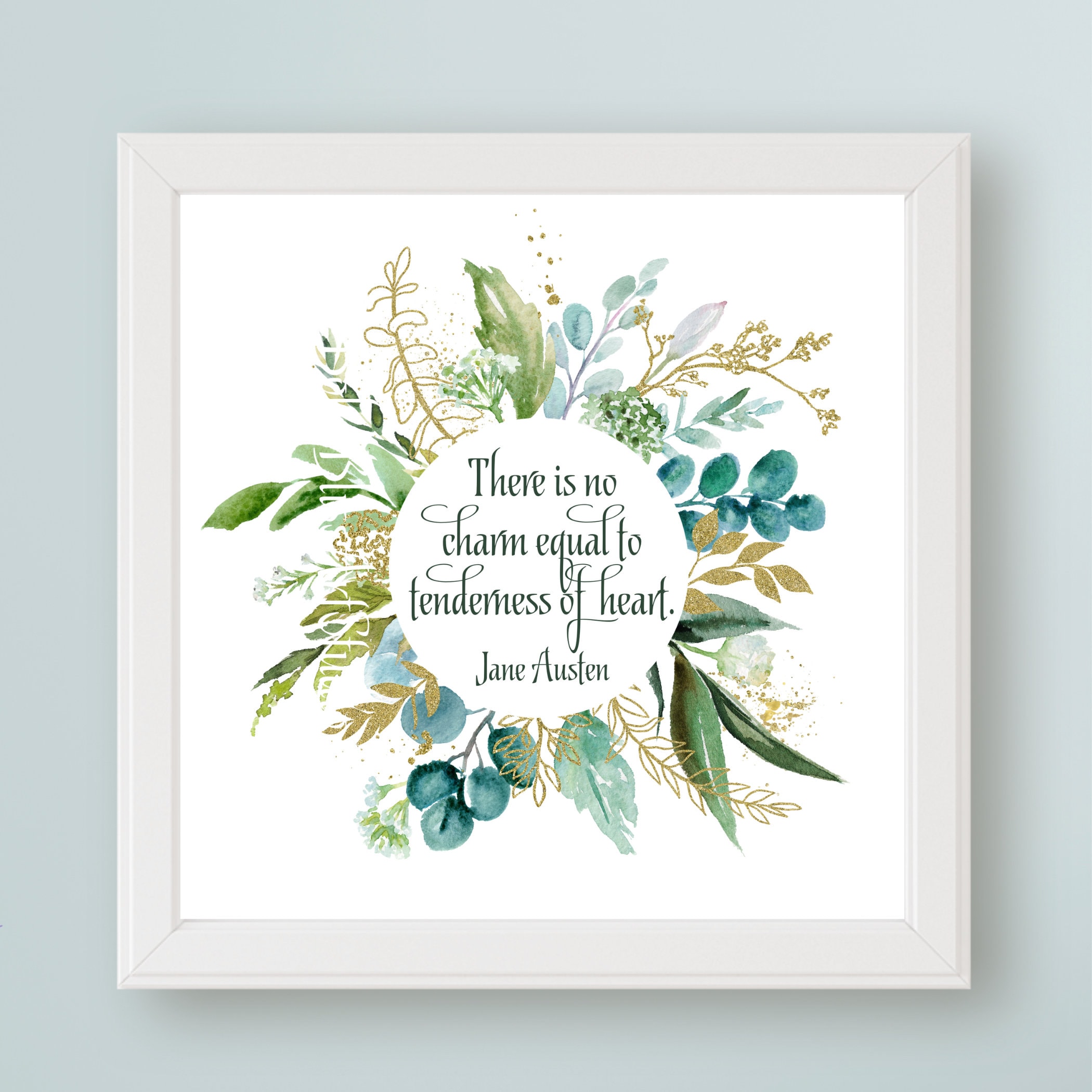 Jane Austen Zitat DIGITAL Kunstdruck Es gibt keinen Charme gleich  Zärtlichkeit des Herzens Geschenk für Buch-Liebhaber Liebe \u0026 Freundlichkeit  DRUCKBARE Wand-Dekor - Etsy Schweiz, image size:2100x2100