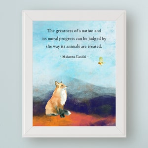 Citation De Gandhi La Grandeur Dune Nation Et Ses Progres Etsy France
