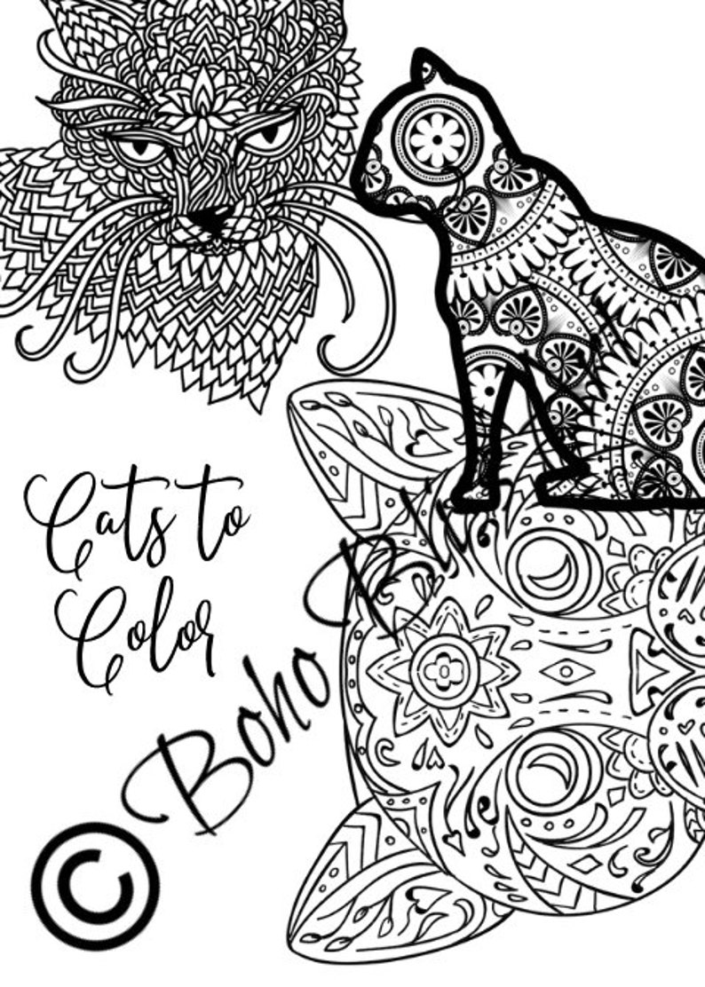 41 Coloring Pages Cat Mandala For Free 41 Coloring Pages Cat Mandala For Free