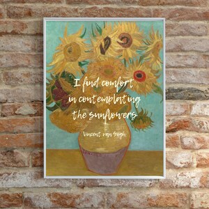 Vincent Van Gogh Citation La Normalite Est Une Route Pavee Etsy
