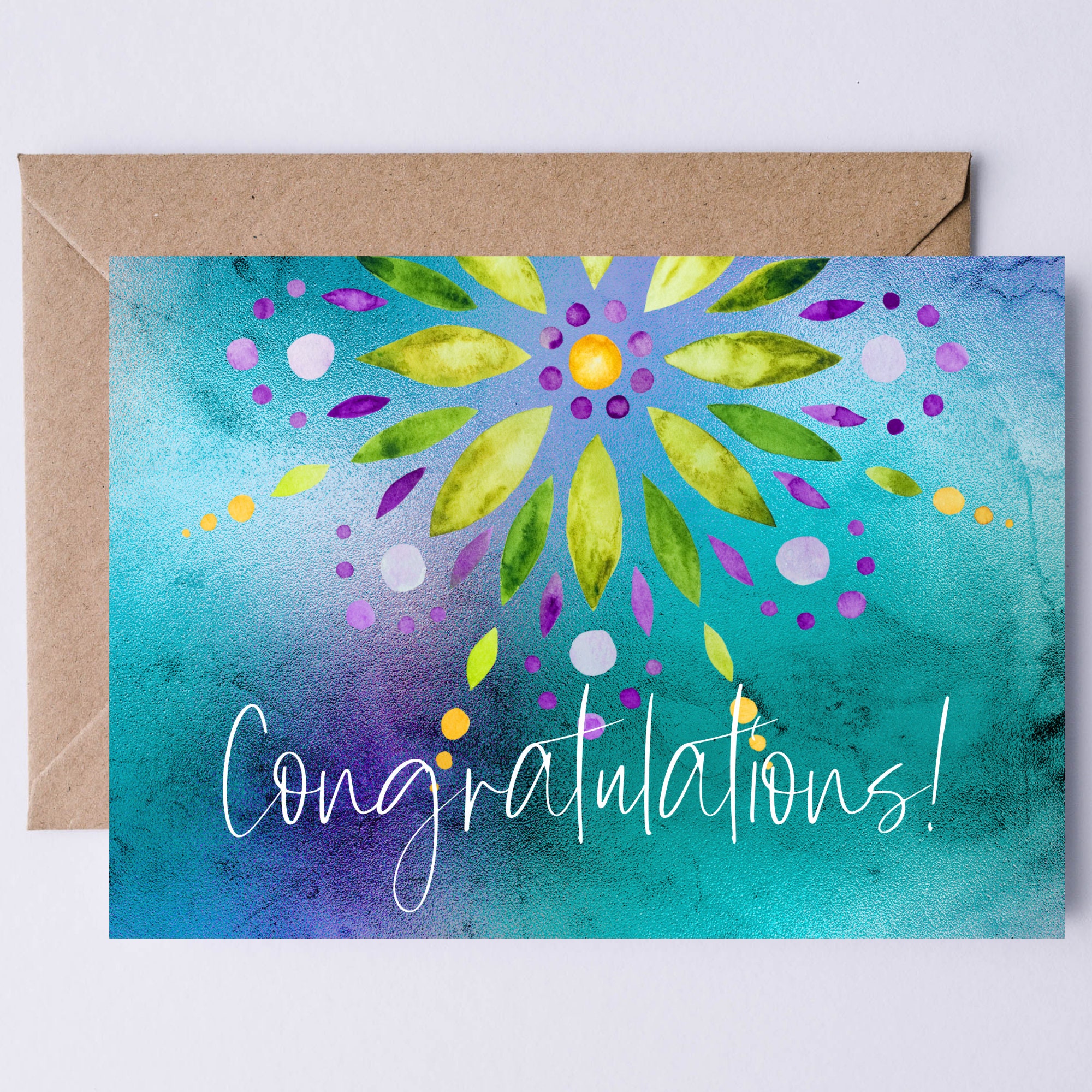 Congratulations Printable Graduation Card | Mandala Greeting Card for ...