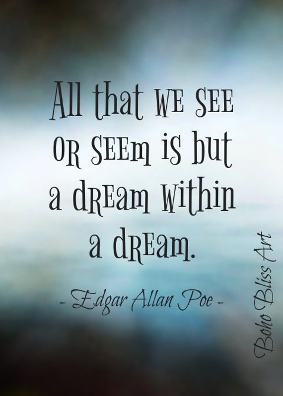All That We See or Seem