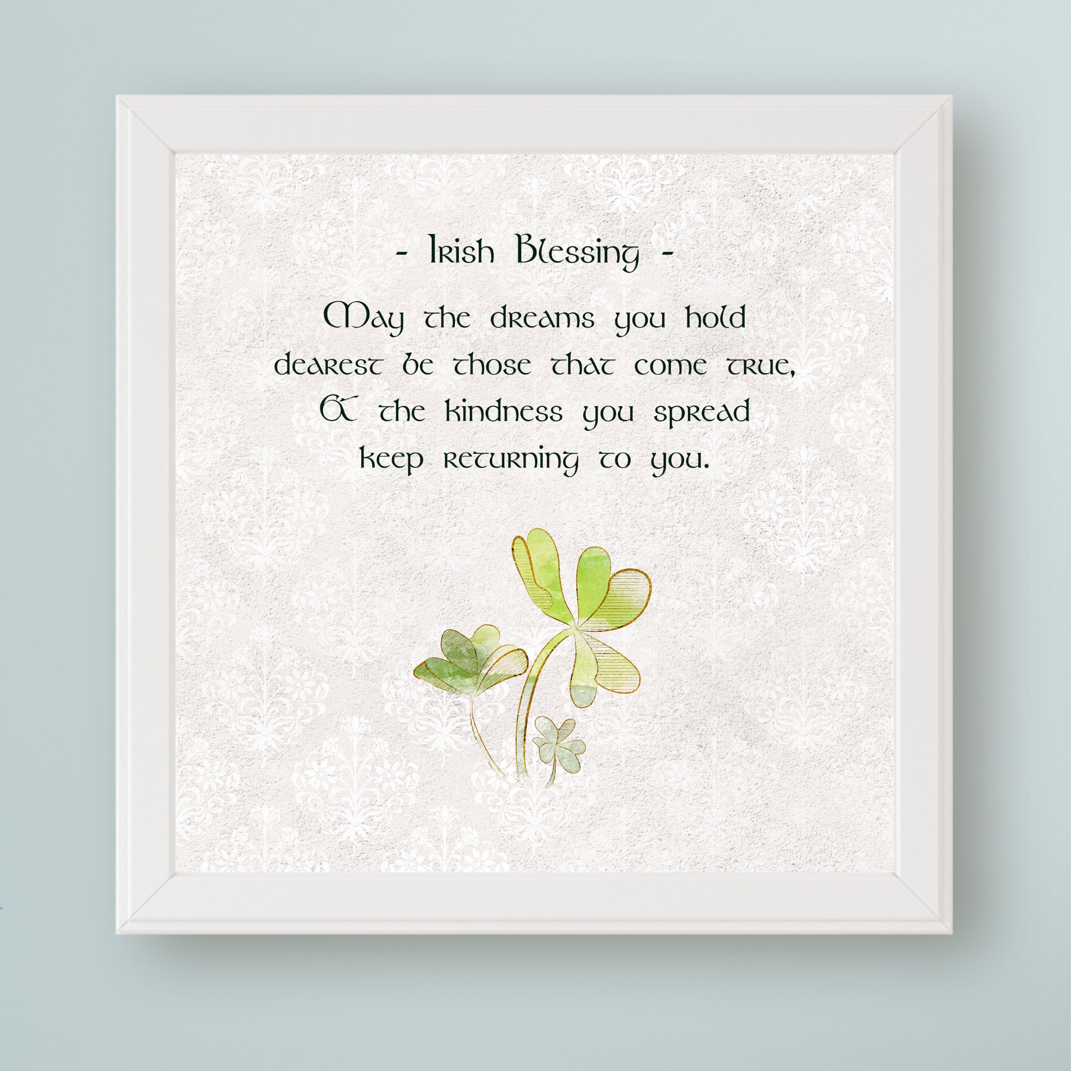 DIGITAL ART Irish Blessing Printable Wall Art Irish Wedding - Etsy