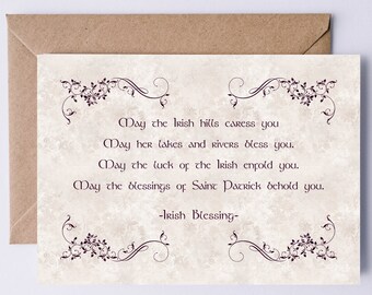 Irish Retirement Blessing Printable - Etsy