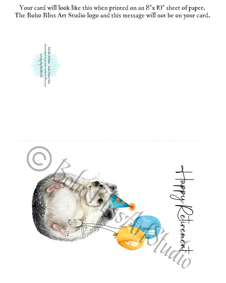 Retirement Digital Card Printable Retirement Card Fun Etsy