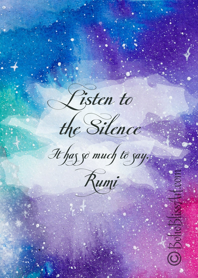 rumi gunpowder meeting silencio escucha