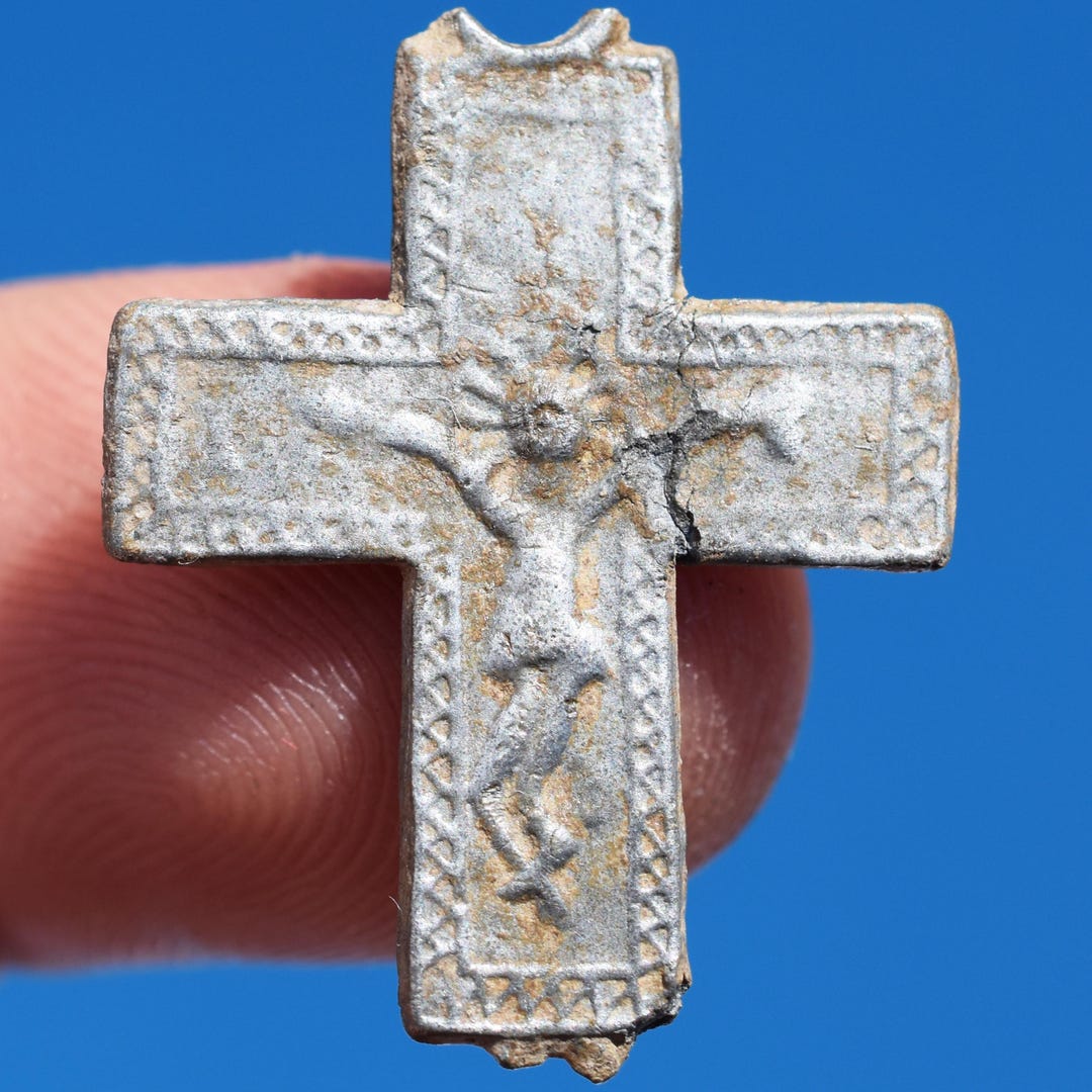 Unique 1600s Crucifix Cross Antique Religious 17th Century Medal - Etsy