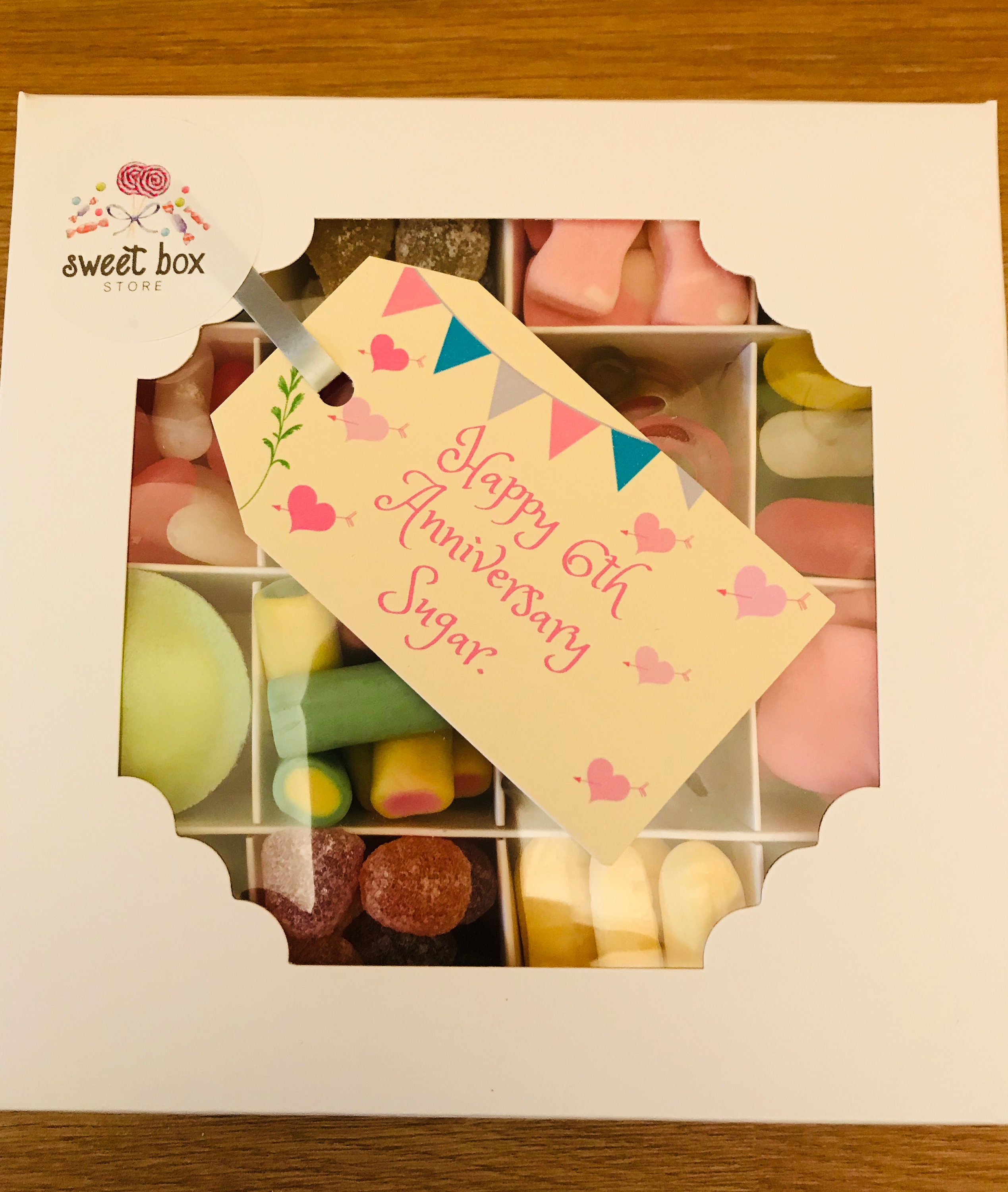 6th Anniversary Sugar Sweet Box gift Etsy