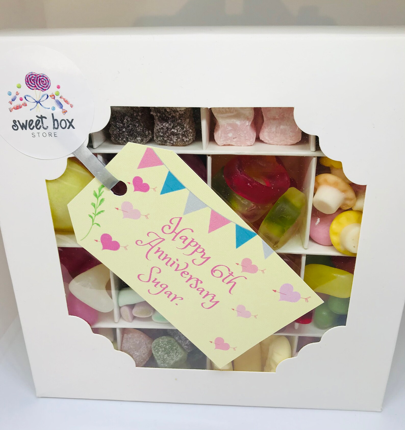 6th Anniversary Sugar Sweet Box gift Etsy