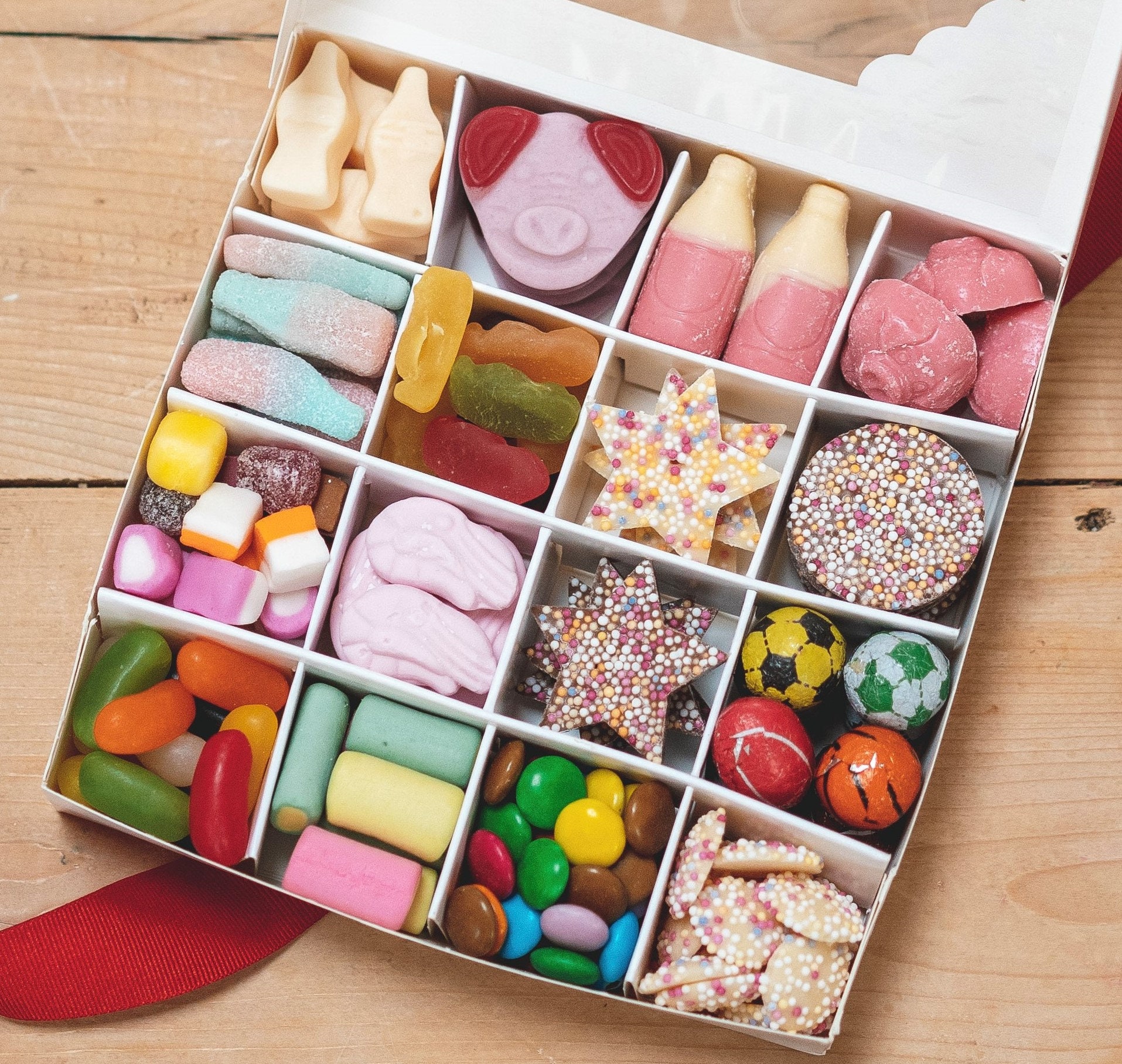 Half and half chocolate & sweet box Etsy