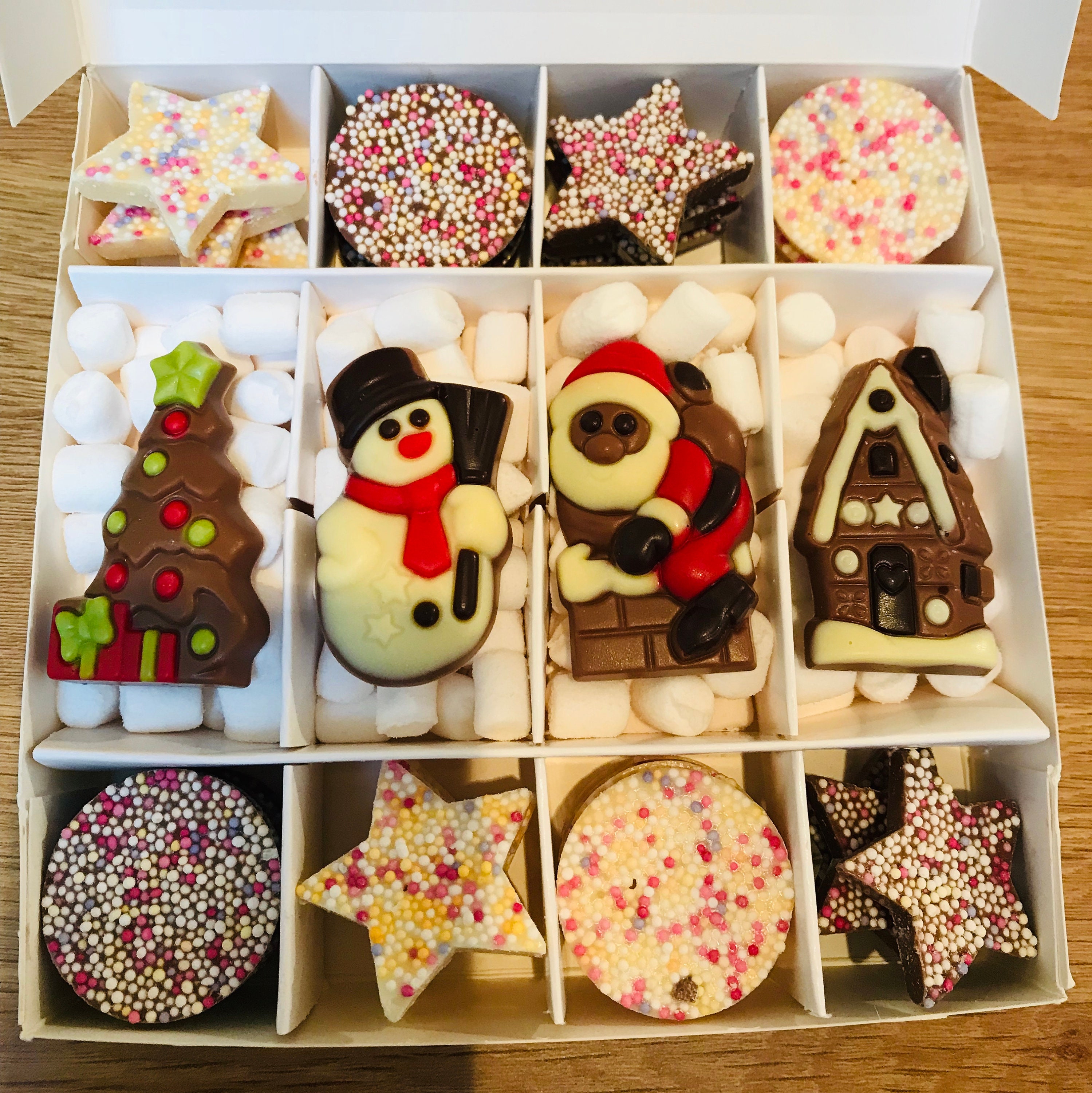 Christmas chocolate box Christmas chocolate box