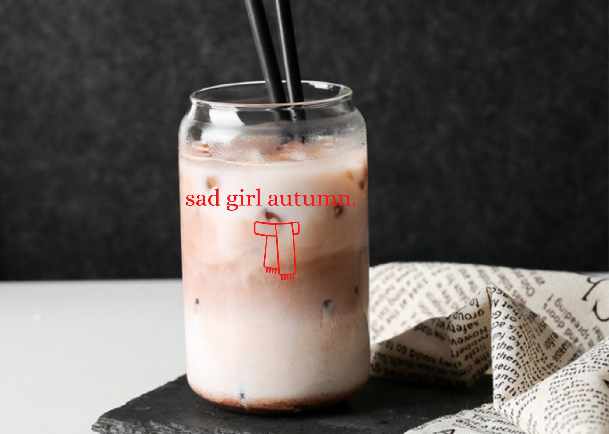 Taylor Swift Beer Can Iced Coffee Glass Trendy Taylor Swift is THE  Songwriter