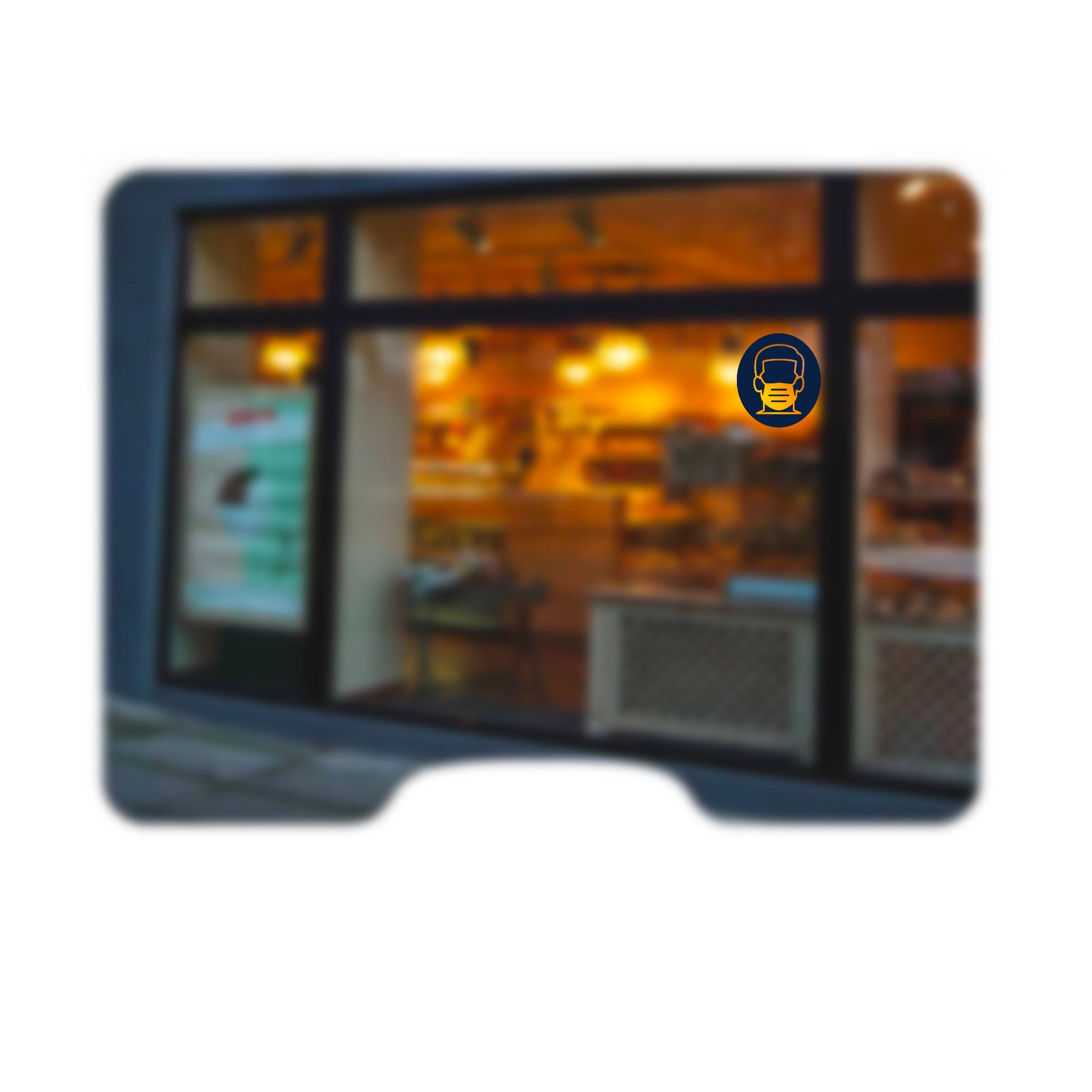 Face Mask Required - Window Decal - Vinyl - Covid - Face Mask Decal ...