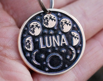 moon cat tag