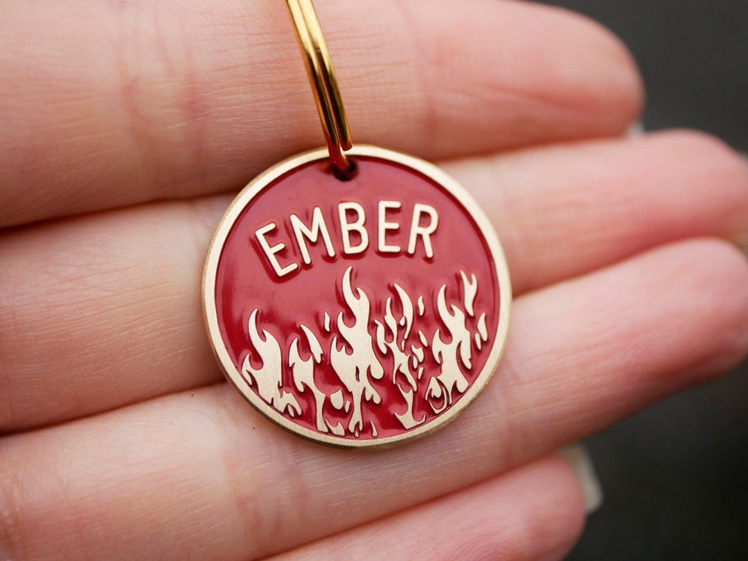 fire-flame-dog-tag-personalized-custom-pet-id-tag-blaze-ember-cat