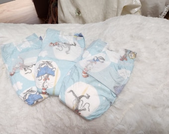 Dr suess cat in the hat or max and the grinch newborn diaper