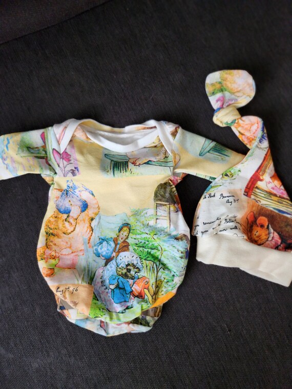 Beatrix potter onesie set