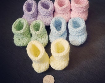 Micro preemie booties
