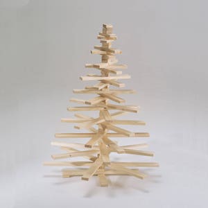 Wooden Christmas Tree Natural (100cm)